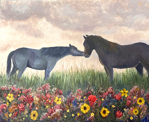 Sharing Air - by Kelly Logan
